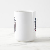 Mug Aigle avec drapeau américain (Centre)