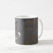 Mug Aigle Bald avec un poisson (Devant droit)