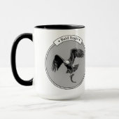 Mug Aigle Bald avec un poisson (Gauche)