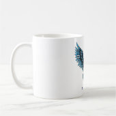 Mug Aigle Bleu Futuriste (Gauche)