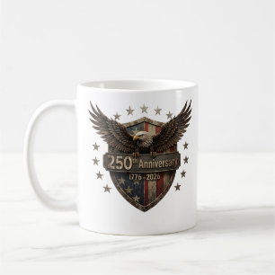 Mug Aigle bouclier du 250e anniversaire des États-Unis