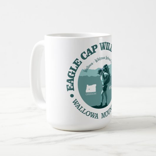 Mug Aigle Casquette sauvage (T) (Devant gauche)