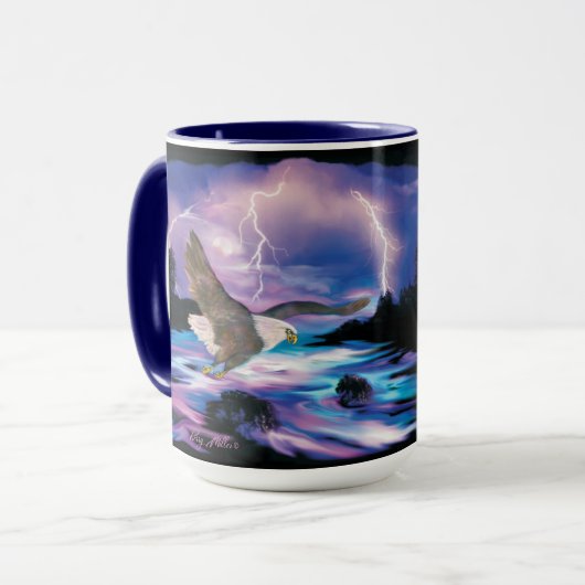 Mug Aigle chauve (Devant gauche)