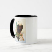 Mug Aigle chauve avec le drapeau (Devant gauche)