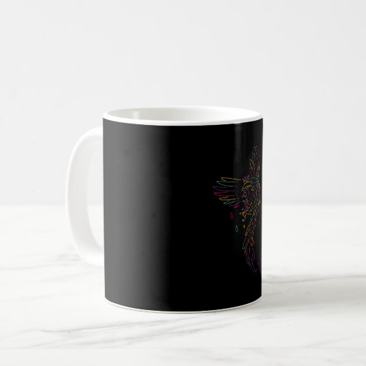 Mug Aigle coloré (Devant gauche)
