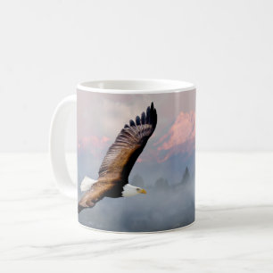 Mug Aigle de Bald S'envoler au-dessus de la faune des