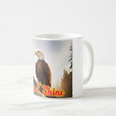 Mug Aigle de Bald : Symbole de la Liberté (Devant droit)