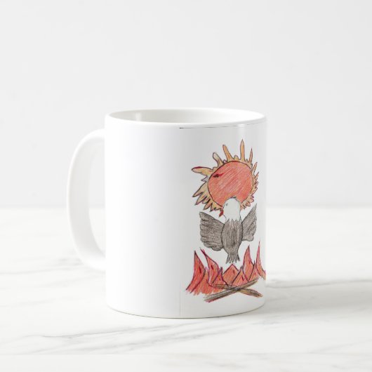 Mug Aigle de feu (Devant gauche)