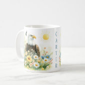 Mug Aigle de printemps de l'aquarelle (Devant gauche)