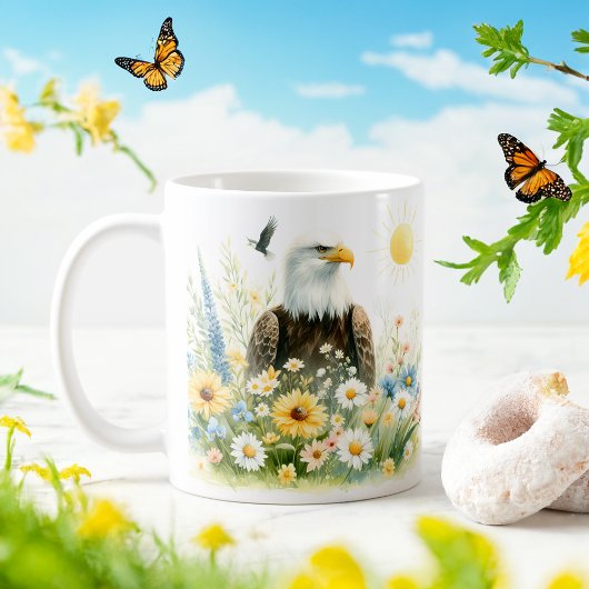 Mug Aigle de printemps de l'aquarelle