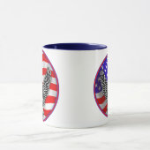 Mug Aigle Drapeau Américain États-Unis (Centre)