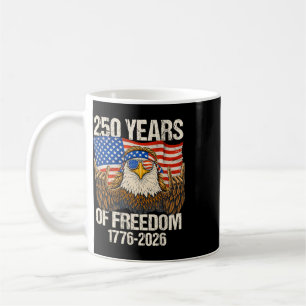 Mug Aigle du drapeau américain 250 ans de liberté 250e