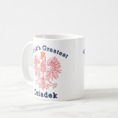Mug Aigle Dziadek le plus grand du monde (Devant gauche)