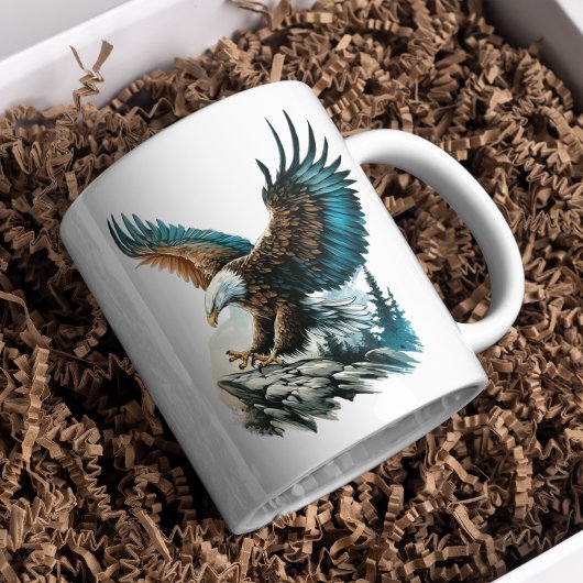 Mug Aigle en aquarelle