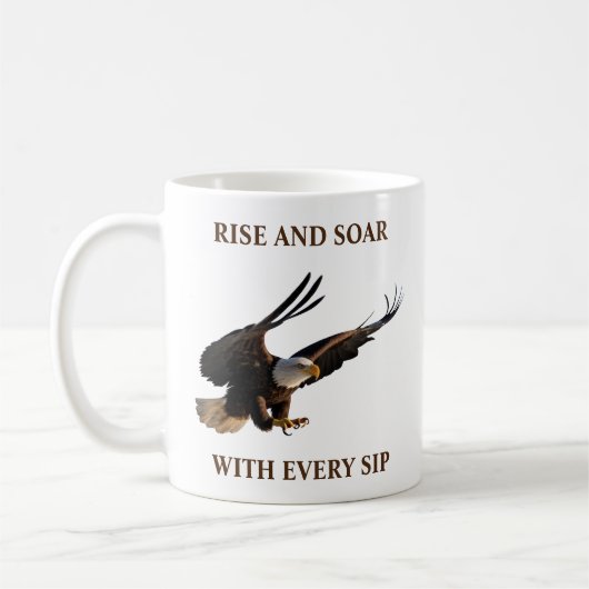 Mug Aigle en marche vers le bas (Gauche)