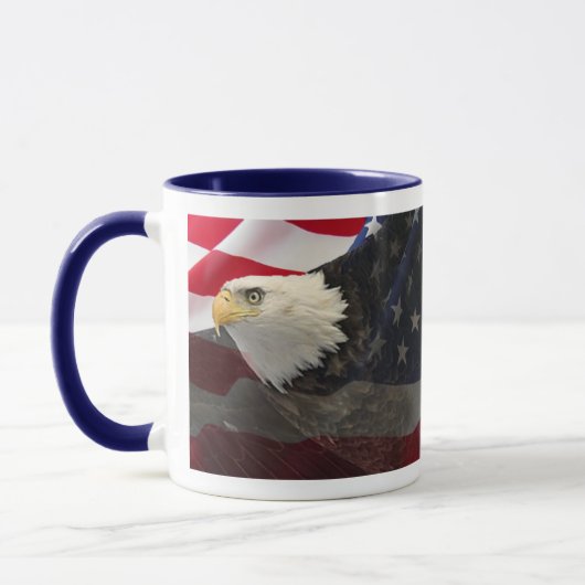 Mug Aigle et drapeau (Gauche)