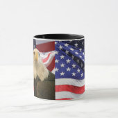 Mug Aigle et drapeau américains (Centre)