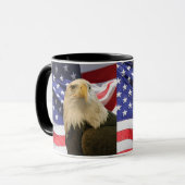 Mug Aigle et drapeau américains (Devant gauche)