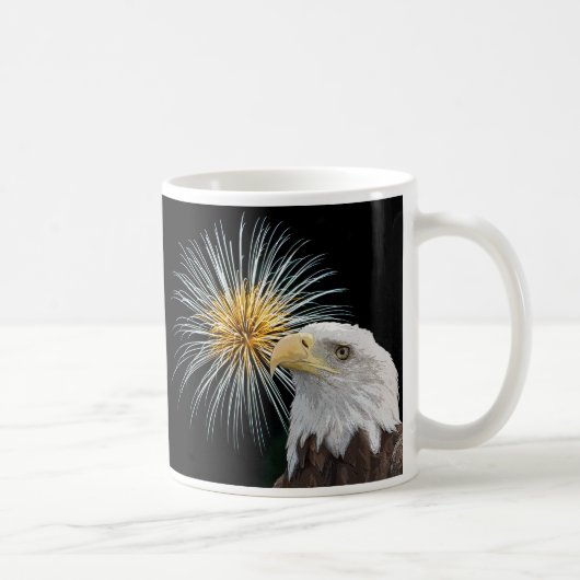 Mug Aigle et feux d'artifice (Droite)