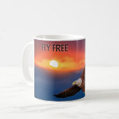 Mug Aigle libre vol (Devant gauche)