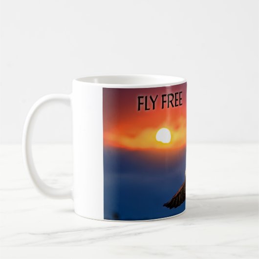 Mug Aigle libre vol (Gauche)