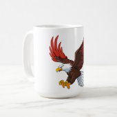 Mug Aigle majestueux en vol (Devant gauche)