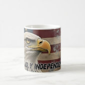 Mug Aigle majestueux et drapeau – Esprit de liberté (Centre)