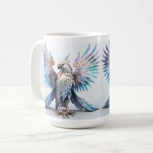 Mug Aigle métallique Iridescendant (Devant gauche)