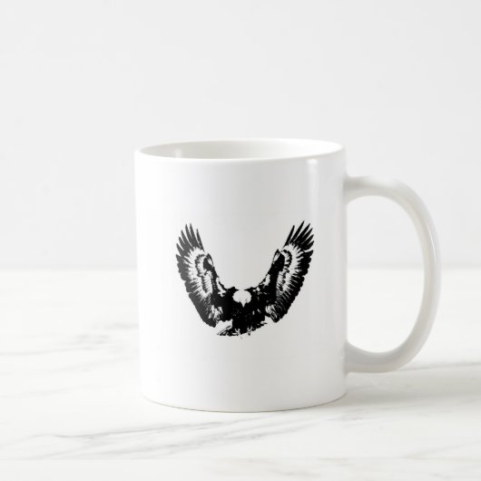 Mug Aigle noir et blanc (Droite)