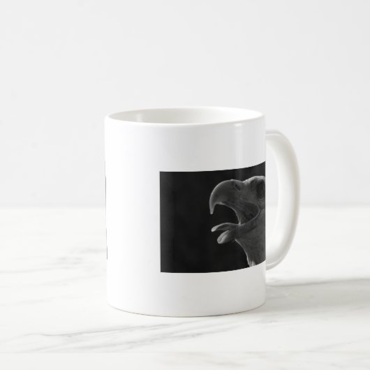 Mug Aigle noir et blanc (Devant droit)