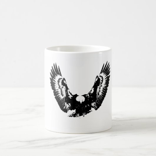Mug Aigle noir et blanc (Centre)