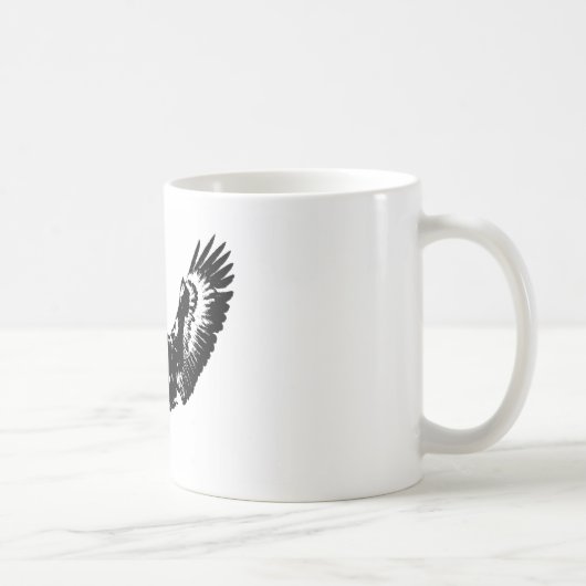 Mug Aigle noir et blanc (Droite)