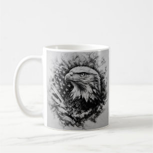 Mug Aigle noir et blanc