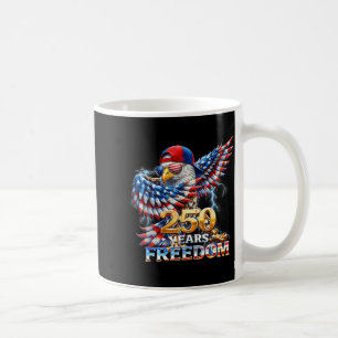 Mug Aigle patriotique faisant le dab avec le drapeau a