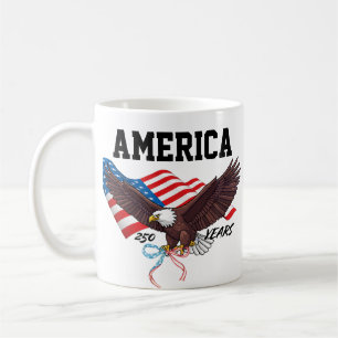 Mug Aigle PNG pour le 250e anniversaire des États-Unis