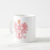 Mug Aigle Polonais En Rouge (Devant gauche)