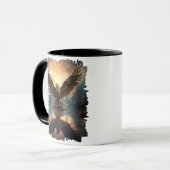 Mug Aigle s'élevant au-dessus du reflet du lac (Devant gauche)