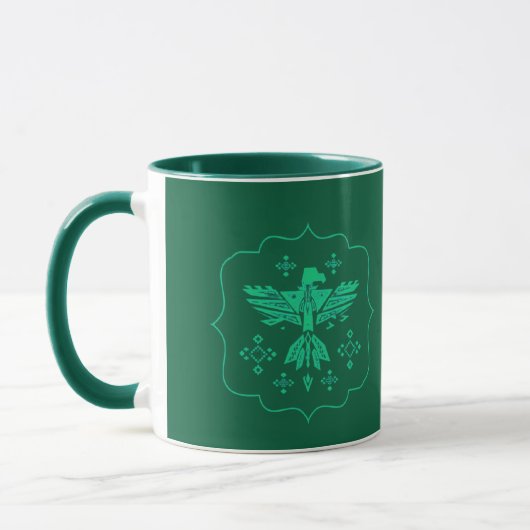 Mug Aigle tribal sarcelle  (Gauche)