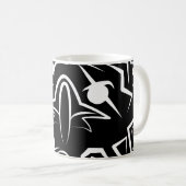 Mug Aigle tribale noire et blanche (Devant droit)