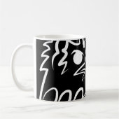 Mug Aigle tribale noire et blanche (Gauche)