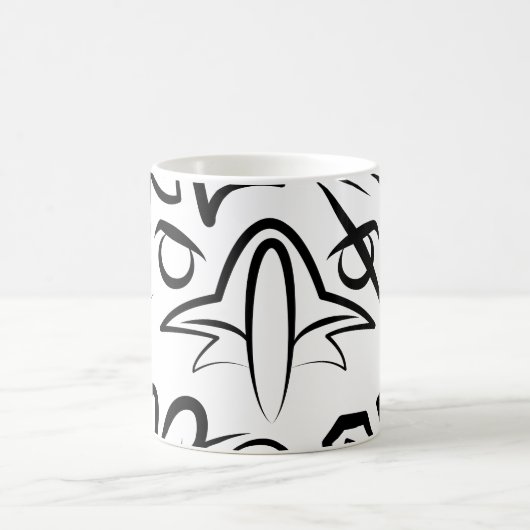 Mug Aigle tribale noire et blanche (Centre)