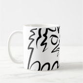Mug Aigle tribale noire et blanche (Gauche)