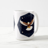 Mug Aigle volant sur fond étoilé (Devant droit)