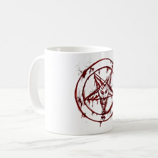 Mug Aiguille de Baphomet à tête de chèvre (Devant gauche)