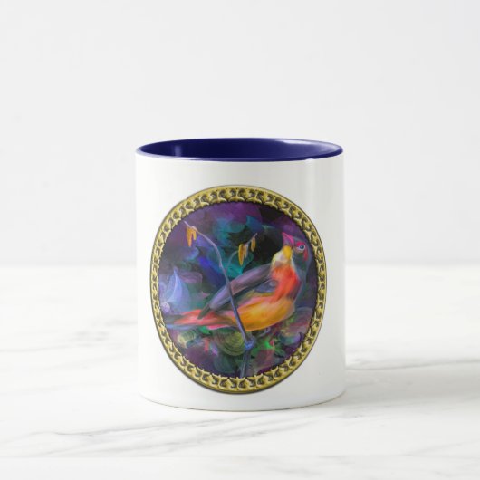 Mug Aiguille jaune et orange multicolore (Centre)