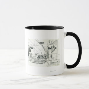Mug Aiguille spatiale - Concept aérien Dessin 2