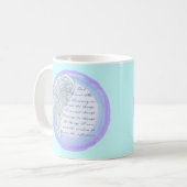 Mug Aile de prière de sérénité chrétienne (Devant gauche)
