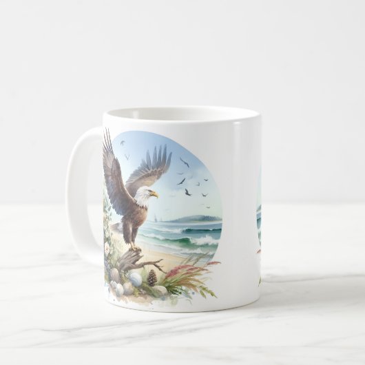 Mug Aile d'été Aigle chauve (Devant gauche)