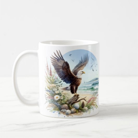 Mug Aile d'été Aigle chauve (Gauche)