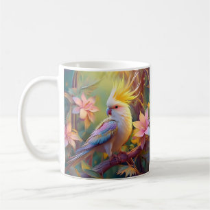 Mug Aile Iridescente Cockatiel Imaginaire Oiseau